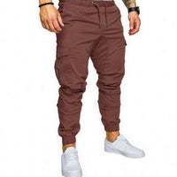 Casual pants, leg pants, male - GIGI & POPO - Men - Brown / M