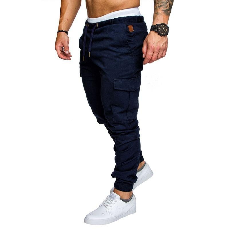 Casual pants, leg pants, male - GIGI & POPO - Men - Navy / 5XL