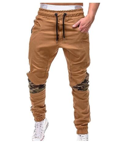 Casual pants, leg pants, male - GIGI & POPO - Men - Khaki A / 3XL