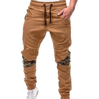 Casual pants, leg pants, male - GIGI & POPO - Men - Khaki A / 3XL