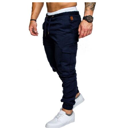 Casual pants, leg pants, male - GIGI & POPO - Men - Navy / L