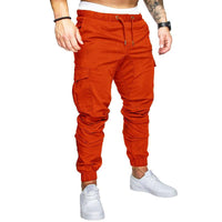 Casual pants, leg pants, male - GIGI & POPO - Men - Orange / M