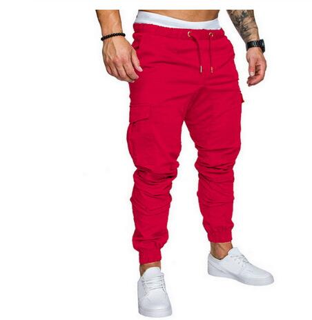 Casual pants, leg pants, male - GIGI & POPO - Men - Red / M