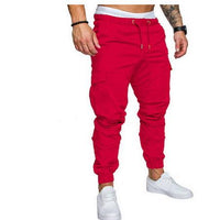 Casual pants, leg pants, male - GIGI & POPO - Men - Red / M