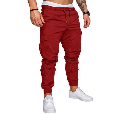 Casual pants, leg pants, male - GIGI & POPO - Men - Red / 5XL