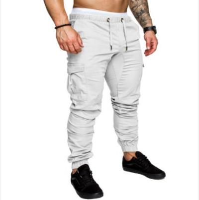 Casual pants, leg pants, male - GIGI & POPO - Men - White / 5XL