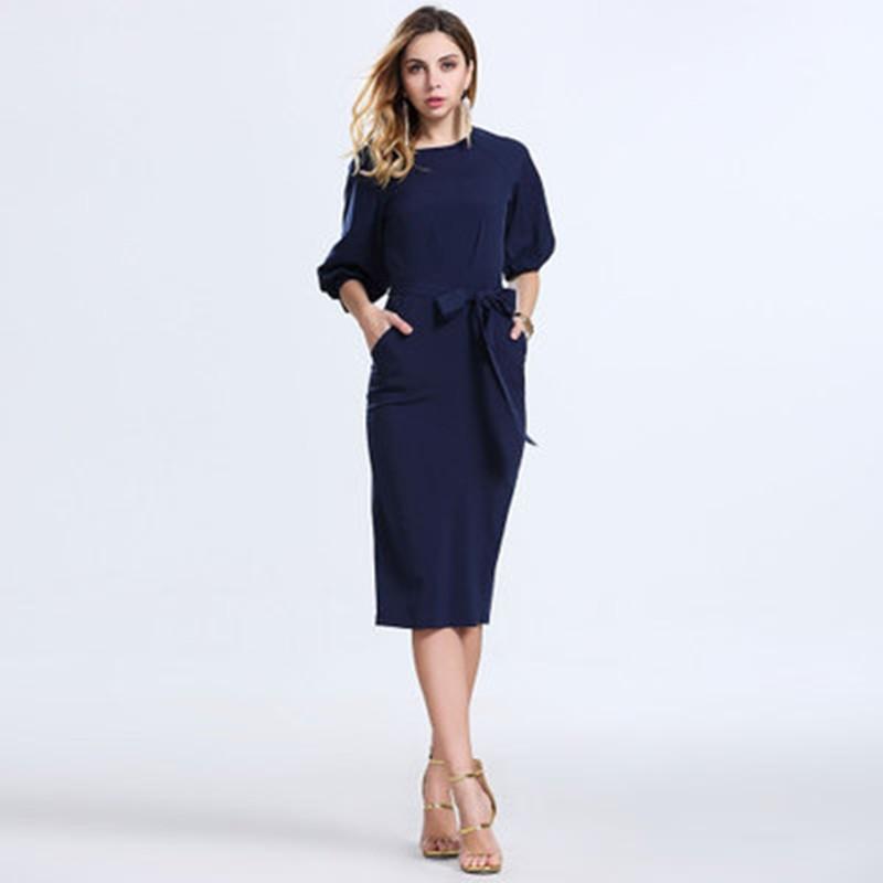 Chiffon Dress - The Skirt of The Lantern Sleeve - GIGI & POPO - Women - XL