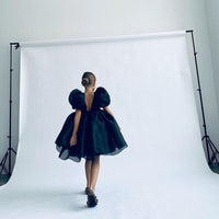 Children's Model Catwalk Birthday Host Piano Dress - GIGI & POPO - Girl Dresses - Black / 100cm