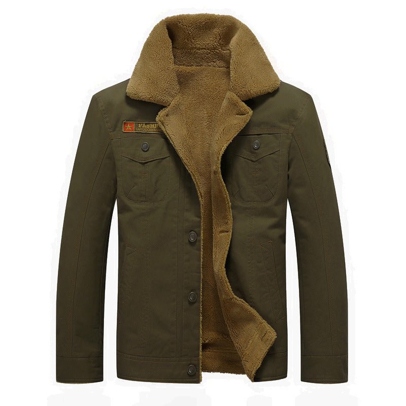 Collar Fleece Jacket - GIGI & POPO - 0 - 2XL / Armygreen