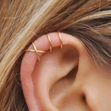 Cuffs Leaf Clip Earrings - GIGI & POPO -