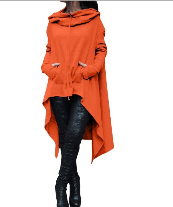 Dark Lord Oversized Hoodie - GIGI & POPO - Women - orange / L