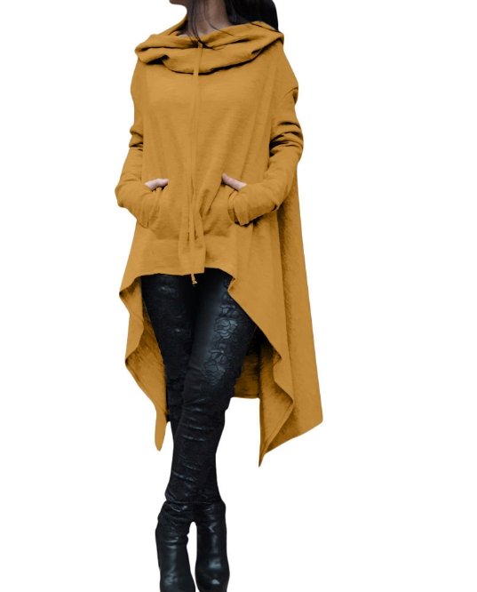Dark Lord Oversized Hoodie - GIGI & POPO - Women - yellow / S