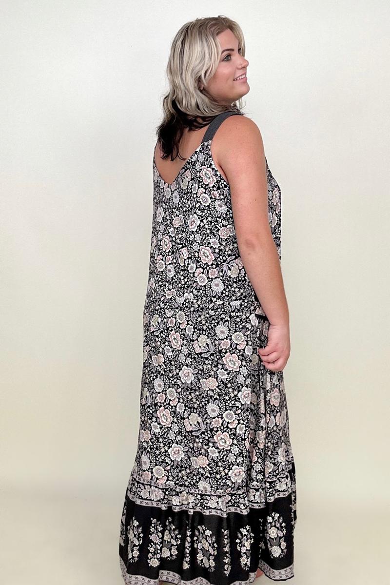 Davi & Dani Button Down Floral Maxi Dress - GIGI & POPO