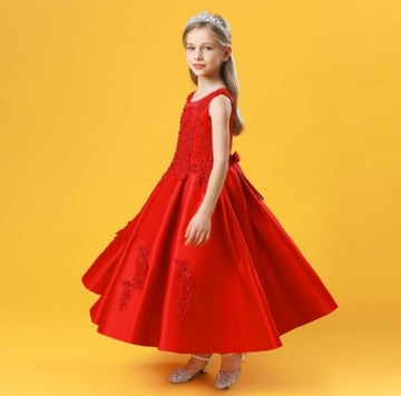 Fashion Children's Long Summer Piano Performance Costume Dress - GIGI & POPO