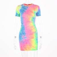 Fluorescent Camouflage Sling Dress - GIGI & POPO - Women - Multicolour / L