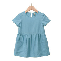 Girls Birthday Dress Baby Clothes Girl Teen Design - GIGI & POPO - Girl Dresses - Blue / 90cm