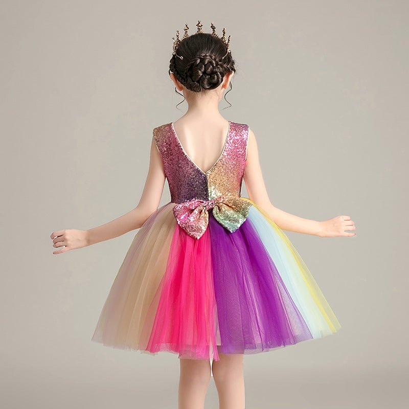 Girls cute rainbow skirt - GIGI & POPO - Girl Dresses -