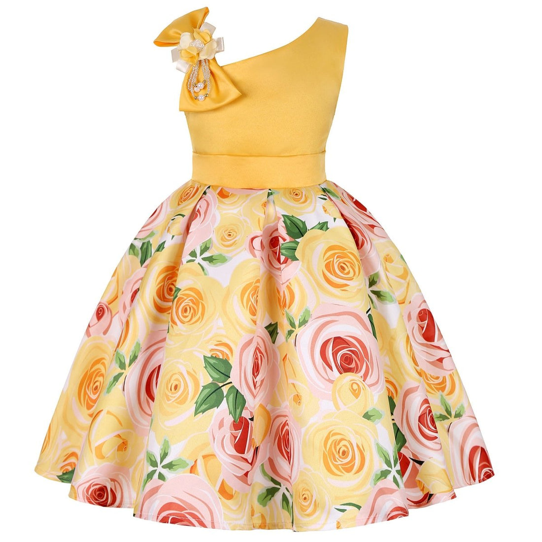 Girls' Dresses Girls' Princess Dresses Digital Print Children's Dresses - GIGI & POPO