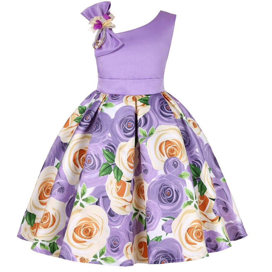 Girls' Dresses Girls' Princess Dresses Digital Print Children's Dresses - GIGI & POPO