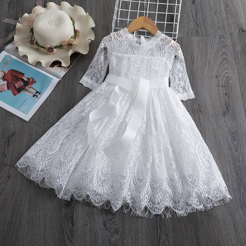 Girls Lace Dress Spring And Autumn - GIGI & POPO - Baby Girl -