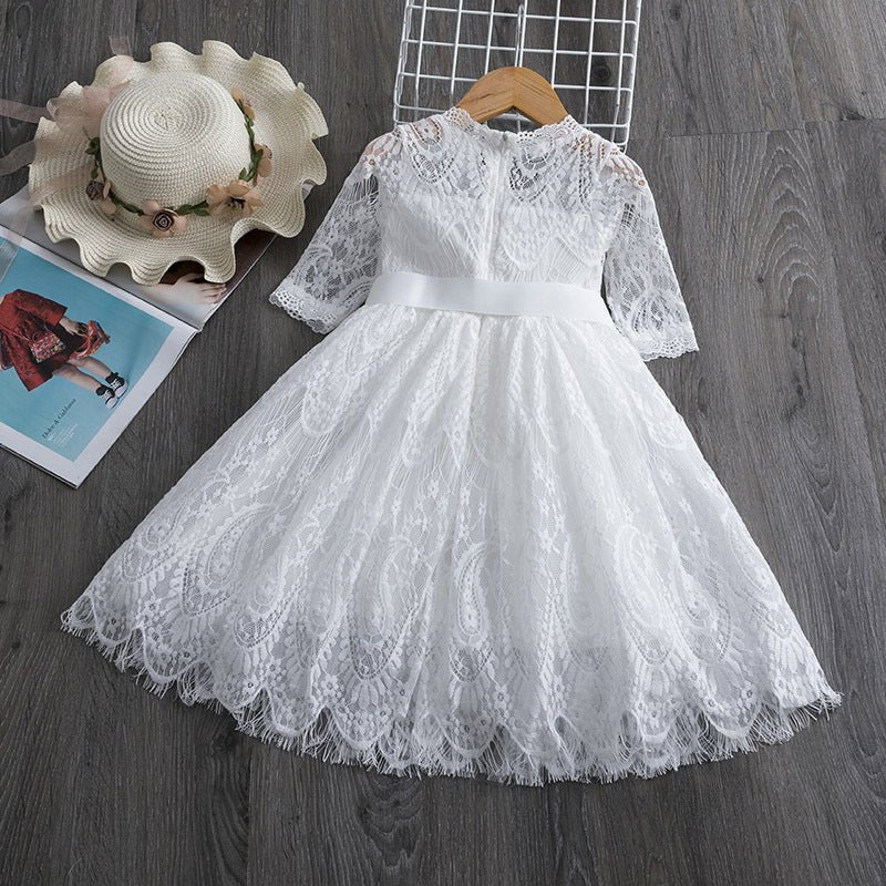 Girls Lace Dress Spring And Autumn - GIGI & POPO - Baby Girl -