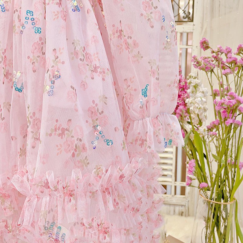 Girls' New Princess Western Style Fashion Gauze Dress - GIGI & POPO - Girl Dresses -
