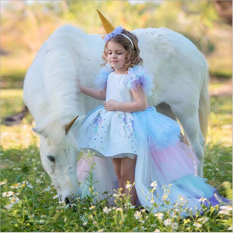 Girls princess dress - GIGI & POPO - Baby Girl - White / 110cm