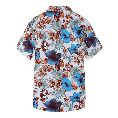 Hawaiian printed men's shirt - GIGI & POPO