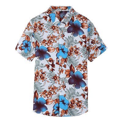 Hawaiian printed men's shirt - GIGI & POPO