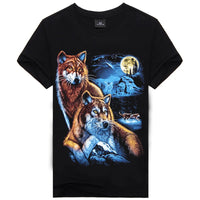 Hot Sale Brand New Fashion Summer Men T-shirt 3d Print Nightmare Tiger Short-Sleeved Casual Tops Tees Men's Plus Size Shirts - GIGI & POPO - T-shirts - 8 / XXXL