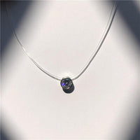 Imitation Pearl Crystal Zircon Necklace - GIGI & POPO -