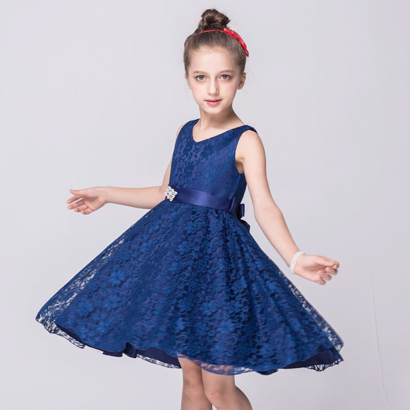 Kids girls dress children Costume Girls Dress Lace Dress Tong Wholesale - GIGI & POPO - Girl Dresses -