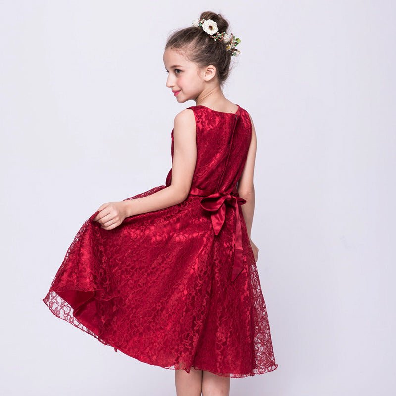 Kids girls dress children Costume Girls Dress Lace Dress Tong Wholesale - GIGI & POPO - Girl Dresses -