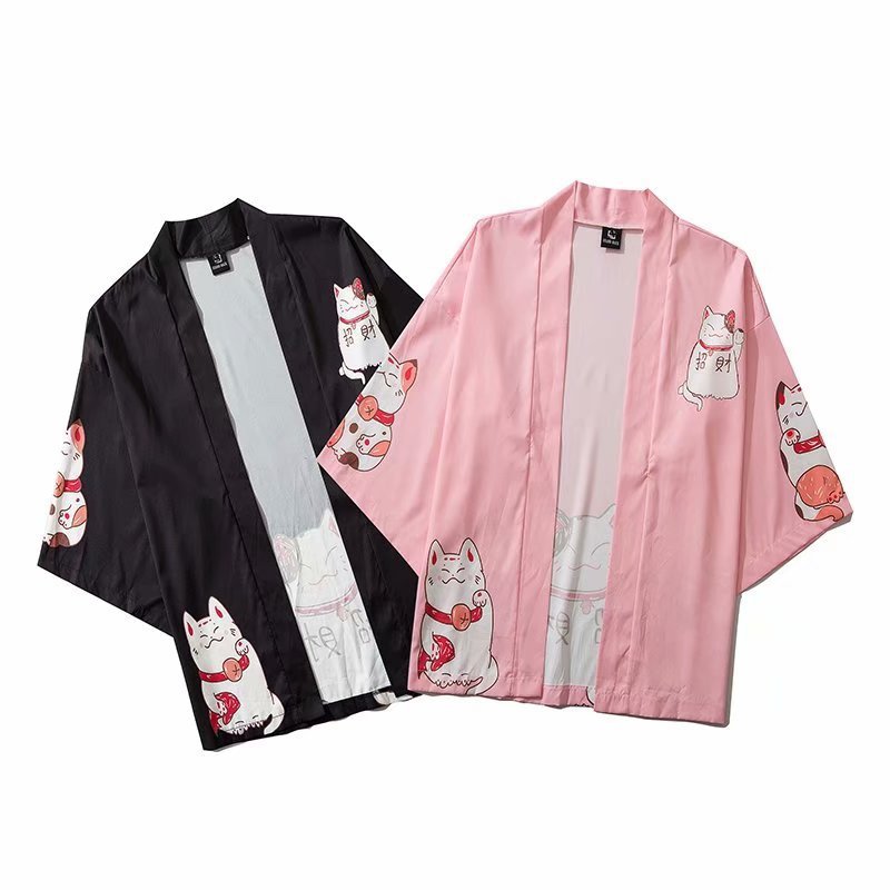 Kimono cloak clothes sun protection coat loose Hanfu
