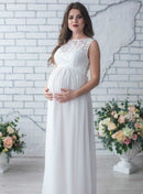 Lace Sleeveless Maternity Dress - GIGI & POPO