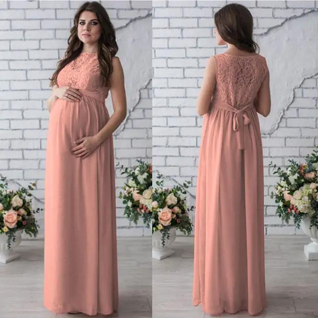 Lace Sleeveless Maternity Dress - GIGI & POPO
