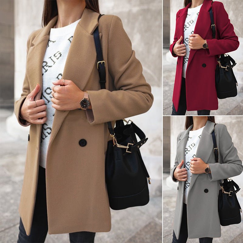 Long Woolen coat woman - GIGI & POPO