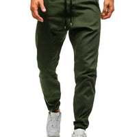 Men Joggers 2021 New Casual Pants Men Brand Clothing High Quality Spring Long Khaki Pants Elastic Male Trousers 3XL - GIGI & POPO - Men - Green / XXL