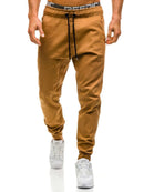 Men Joggers 2021 New Casual Pants Men Brand Clothing High Quality Spring Long Khaki Pants Elastic Male Trousers 3XL - GIGI & POPO - Men - Yellow / 3XL