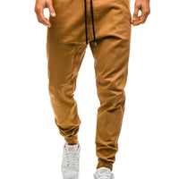 Men Joggers 2021 New Casual Pants Men Brand Clothing High Quality Spring Long Khaki Pants Elastic Male Trousers 3XL - GIGI & POPO - Men - Yellow / 3XL