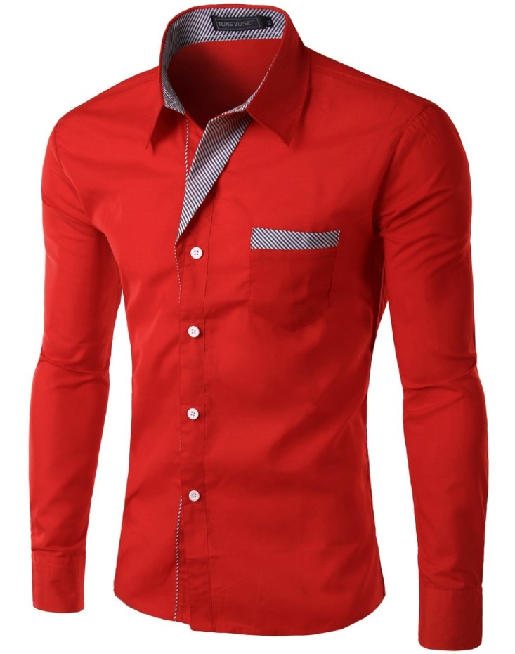 Men Shirt - GIGI & POPO - Men - Red / 2XL