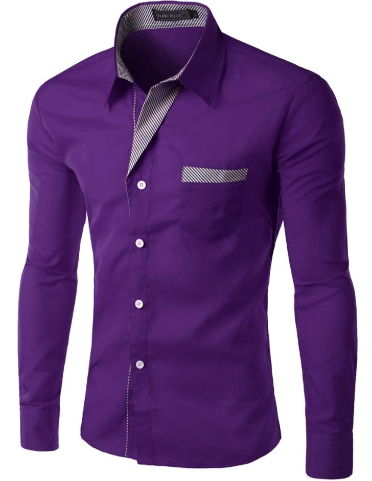 Men Shirt - GIGI & POPO - Men - Purple / 3XL