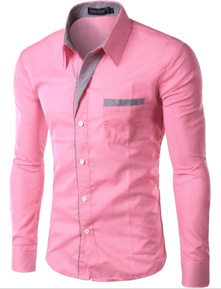Men Shirt - GIGI & POPO - Men - Pink / L
