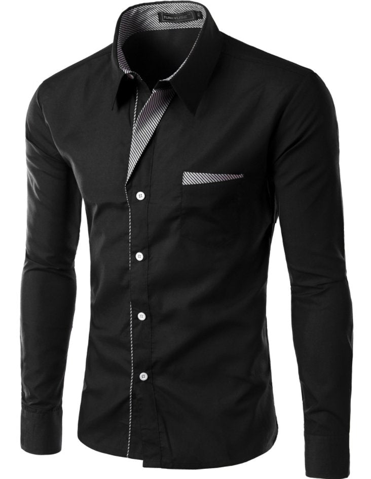 Men Shirt - GIGI & POPO - Men - Black / 2XL