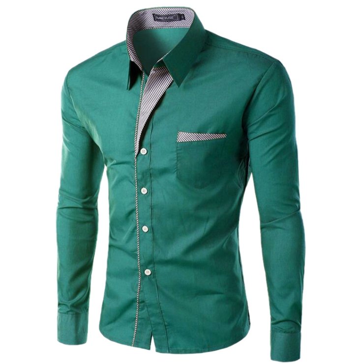 Men Shirt - GIGI & POPO - Men - Green / M