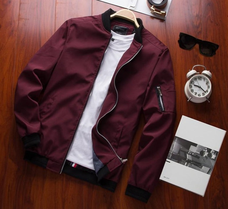 Men's Bomber Zipper Jacket - GIGI & POPO Hoodies