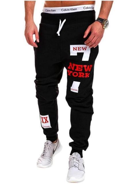 Mens Joggers - GIGI & POPO - Men - Black red / M
