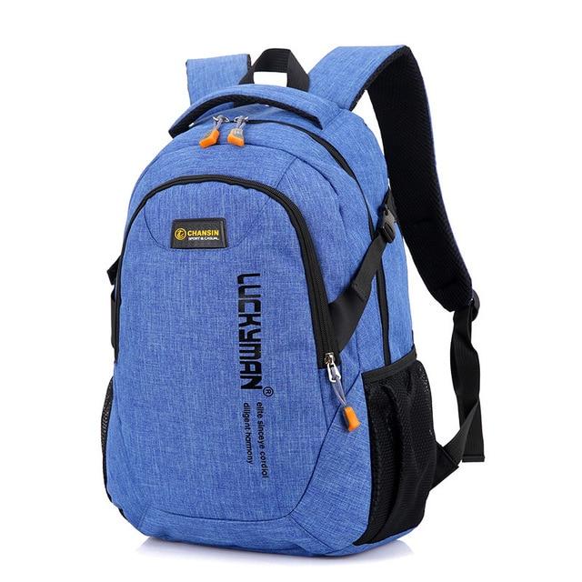 Men's Laptop Backpack - GIGI & POPO - Blue