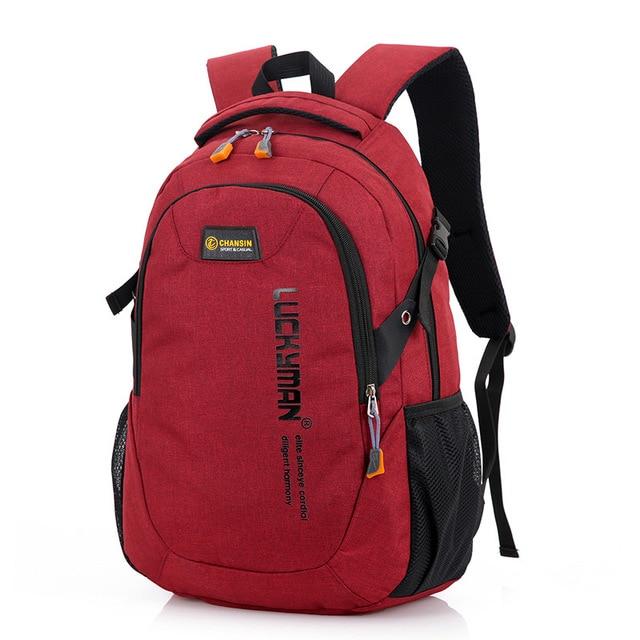 Men's Laptop Backpack - GIGI & POPO - Red