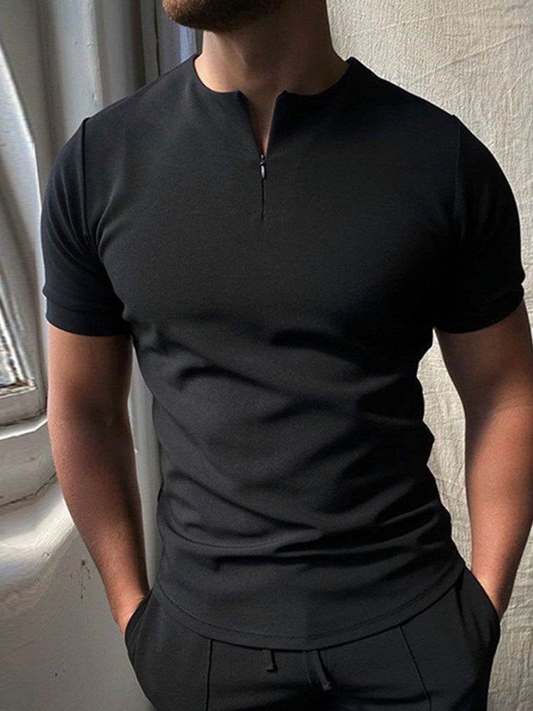 Men's Polo Shirt Men Solid Polo Shirts Brand Men Short-Sleeved Shirt Summer Shirt Man Clothing - GIGI & POPO